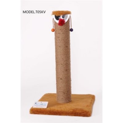 Cat Hause T05 Kalın Palyaço Kedi Tırmalama Kahve 60 Cm