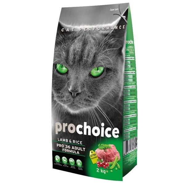 Pro Choice Pro 36 Yetişkin Kuzu Etli Kedi Kuru Maması 2 Kg